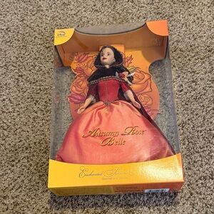 NRFB Disney Mattel Autumn Rose Belle Doll Second In Enchanted Series Barbiecore